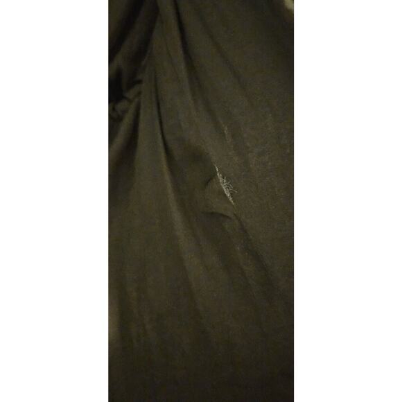 Urban Outfitters Velvet Blazer Jacket Womens LG Single Button Dark Green DEFECT - Picture 6 of 9